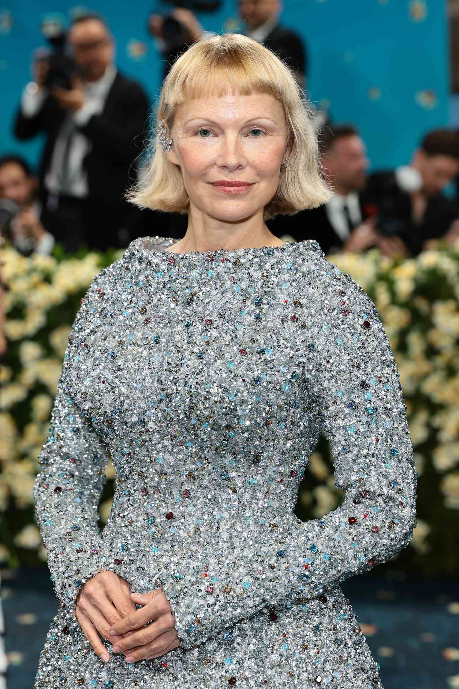 Pamela Anderson Wore 35 Carats of Diamonds at Met Gala 2025